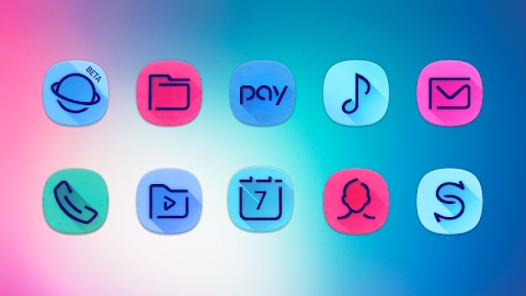 Download Unicorn Dark - Icon Pack Mod Apk