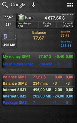USSDDualWidgetPro Mod Apk