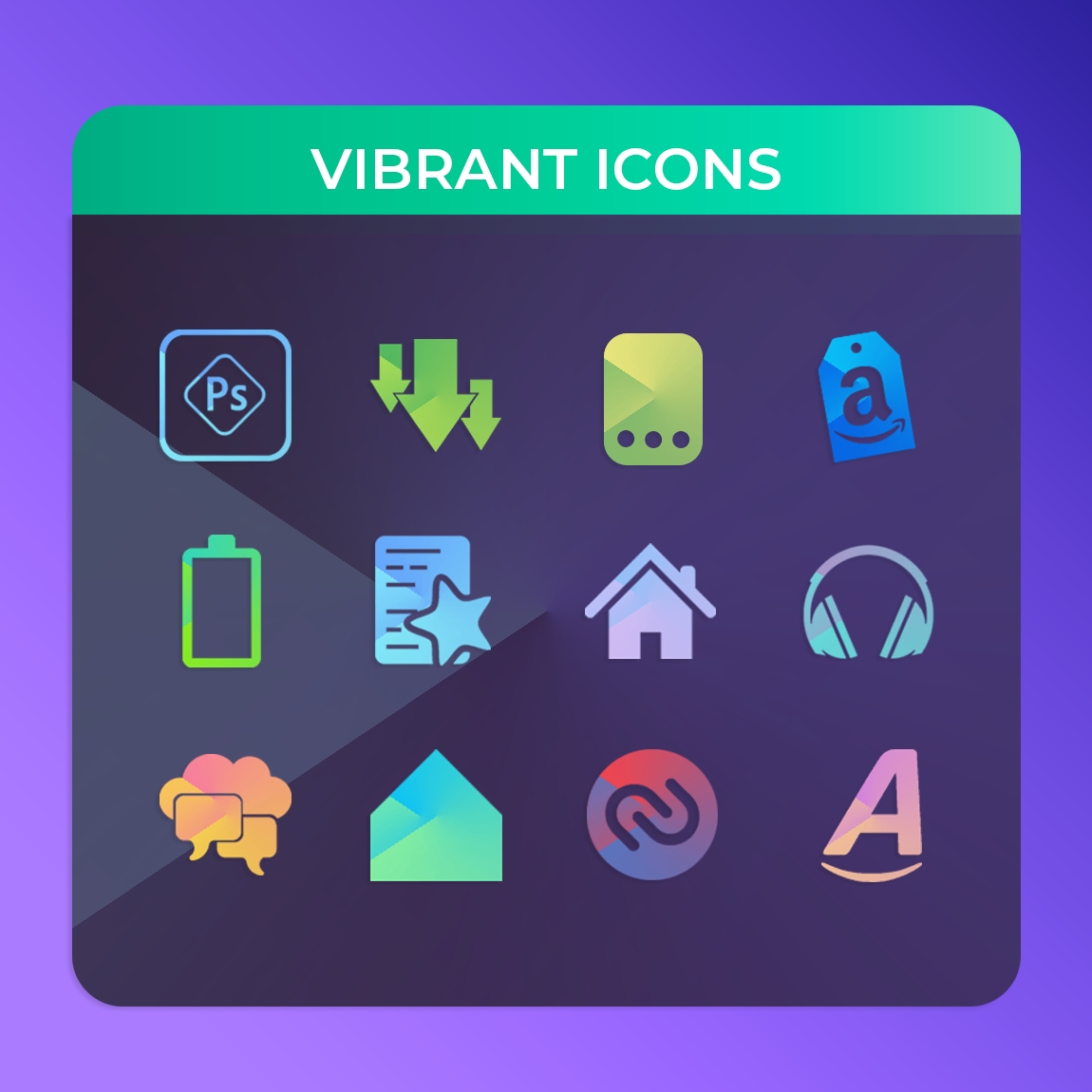 Download Vibrant - Icon Pack Mod Apk