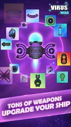 Download Virus War - Space Shooting Game Mod Apk