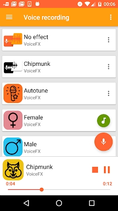 VoiceFX - Voice Changer with voice effects Mod Apk