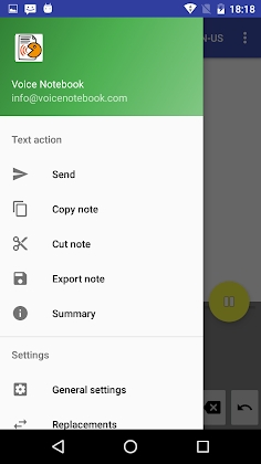 Download Voice Notebook - continuous speech to text Mod Apk