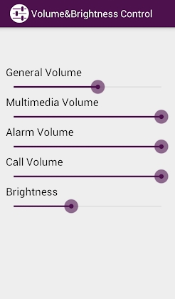 Volume & Brightness Control Mod Apk