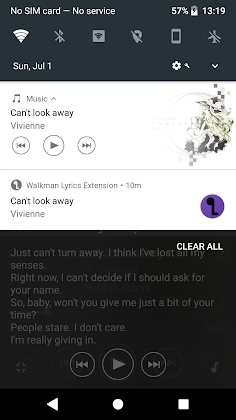 Download Walkman Lyrics Extension Mod Apk