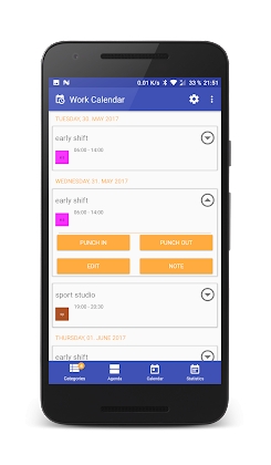 Work Calendar Mod Apk