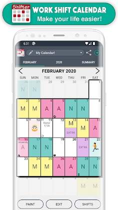 Download Work Shift Calendar Mod Apk