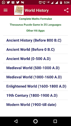 World History Offline Mod Apk
