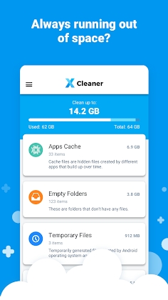 X Cleaner for Android: Broom Sweeper & Booster App Mod Apk