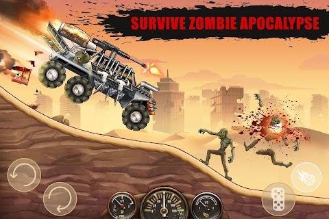 Download Zombie Hill Racing - Earn To Climb: Zombie Games Mod Apk
