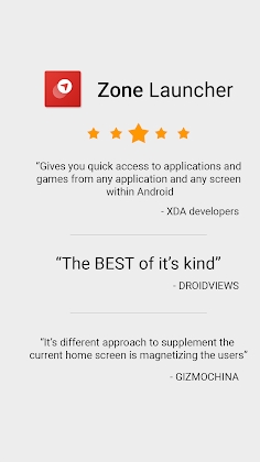 Zone Launcher - One Swipe Edge Launcher and Drawer Mod Apk