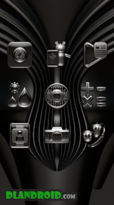 AMETAL Dark Icon Pack Apk