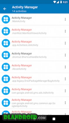 Activity Manager - advanced activity launcher Apk