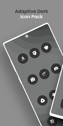 Adaptive Dark - Icon Pack Apk