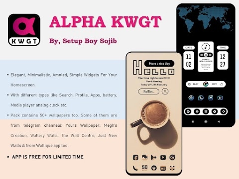 Alpha KWGT Apk