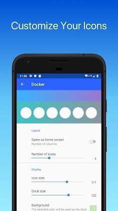 AlphaLauncher Customize screen Apk
