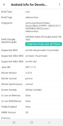 Android Developer Info Apk