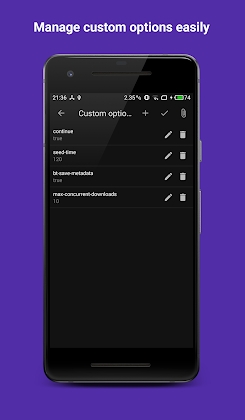 Aria2Android (open source) Apk