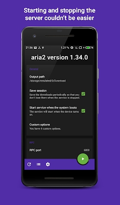 Aria2Android (open source) Apk