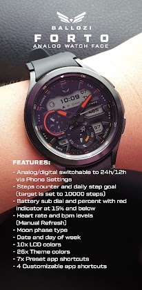 BALLOZI Forto Watch Face Apk