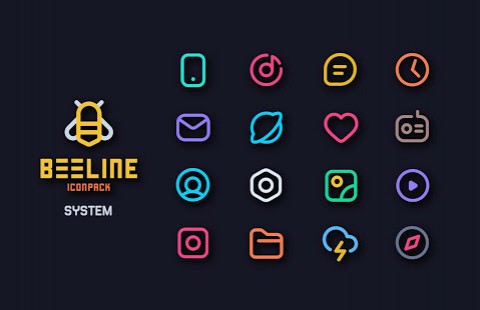 BeeLine Icon Pack 2.6 Apk Patched Mod