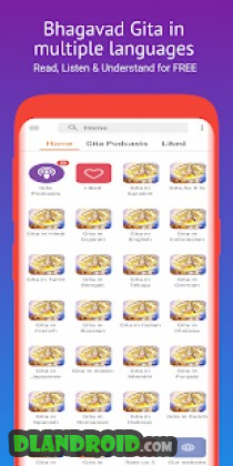 Bhagwat Gita in Hindi, English, Telugu, multi lang Apk