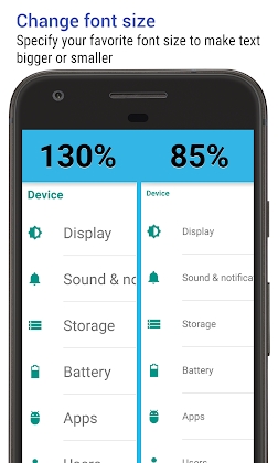 Big Font (change font size) Apk