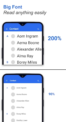 Big Font - Big Text Size Apk