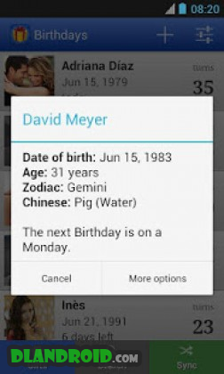 Birthdays for Android Apk