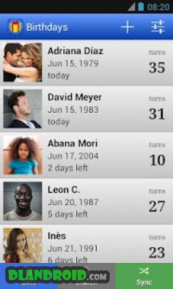 Birthdays for Android Apk