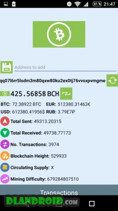 Bitcoin Cash (BCH) Pocket explorer PRO Apk Full