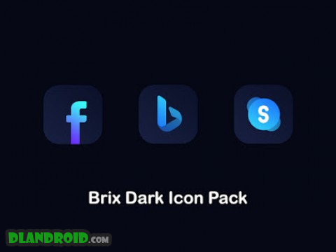 Brix Dark Icon Pack Apk Full