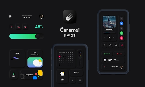 Caramel KWGT Apk