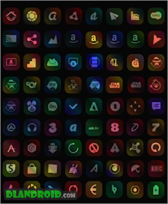 Color Glass - THEME & ICONPACK Apk Full