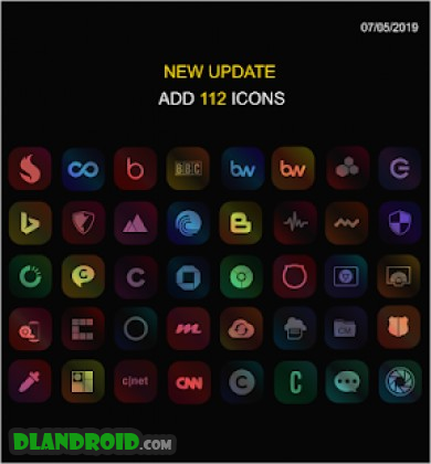 Color Glass - THEME & ICONPACK Apk Full