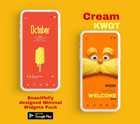 Cream KWGT Apk