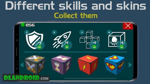 Cubic panic - Rush over the color bricks Apk Mod