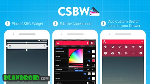 Custom Search Bar Widget CSBW Apk