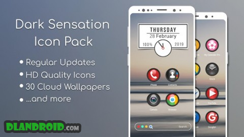 Dark Sensation -Icon Pack Apk