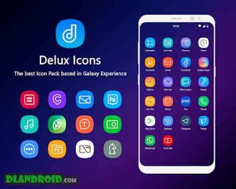 Delux – Icon Pack 2.3.9 Apk Patched