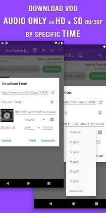 Download Video for Twitch - VOD 