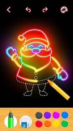 Draw Glow Christmas 2021 Apk Mod