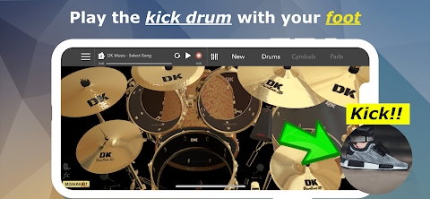 DrumKnee 3D Drums - Drum pad Apk