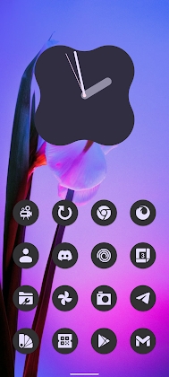 Dynamic dark A12 icon pack Apk 1.9.1 Patched Mod