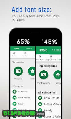 Enlarge Font: Enlarge text, Larger font Apk Mod