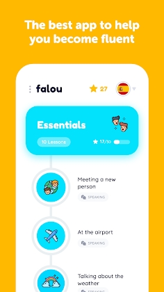 Falou - Speak Spanish, French, German... Apk