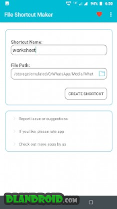 File Shortcut Maker - Create Shortcut for files Apk