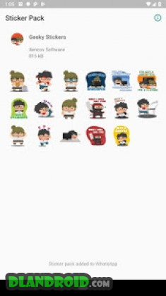 Geeky Stickers Apk
