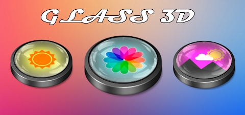Glass 3D Icon Pack Mod Apk 1.1 Patched