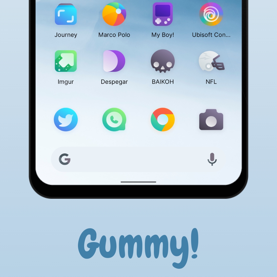 Gummy icon pack Apk Mod