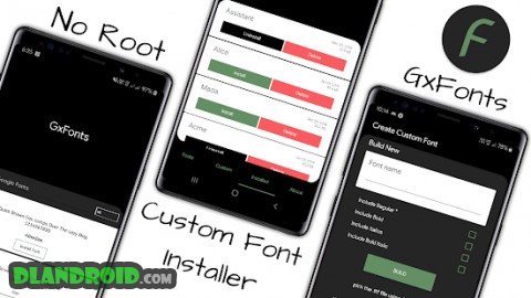 GxFonts - Custom fonts for Samsung Galaxy Apk